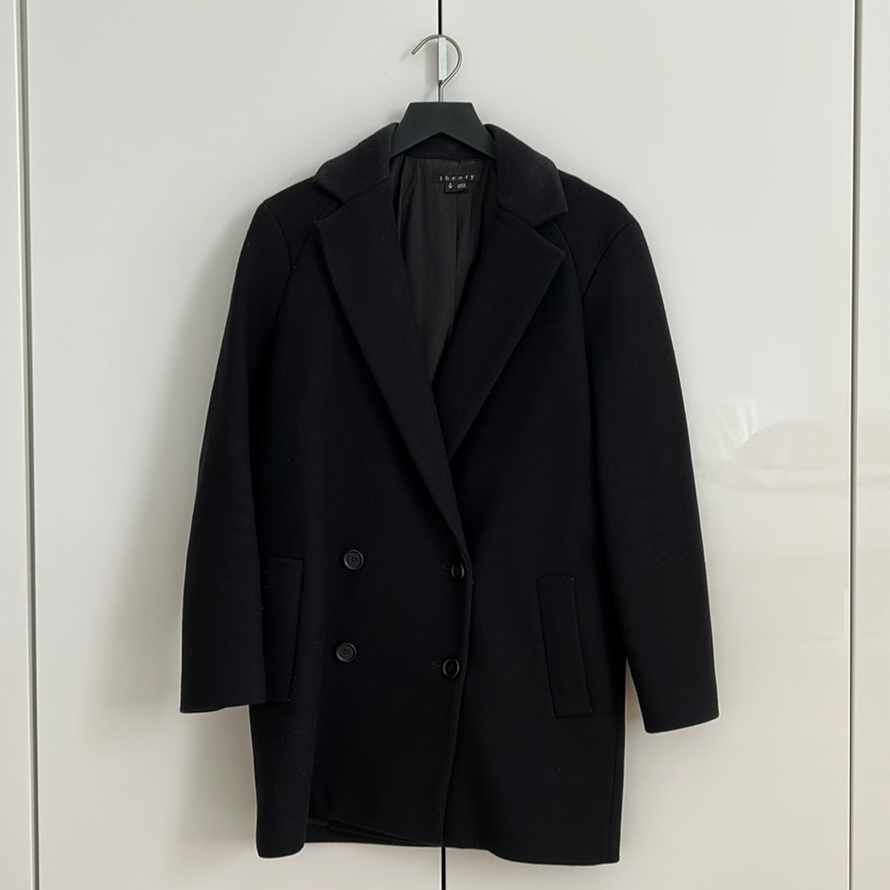 Theory black coat
